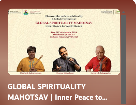 Global Spirituality Mahotsav Highlights